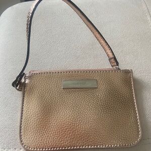 Nine West rose colored wristlet